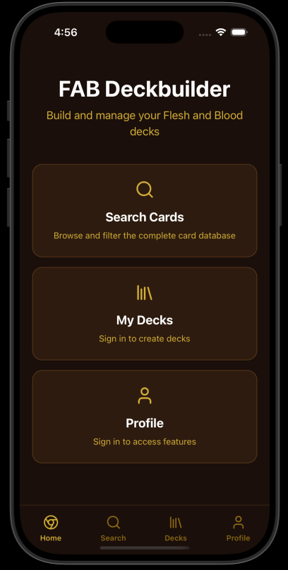 FAB Deckbuilder App Preview